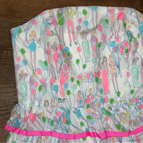 Lilly Pulitzer 💫 Holy Grail 💕 Sleeveless Peplum Lowe Shift Dress in Pop - Picture 5 of 16